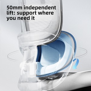 Kursi Ergonomis Igrow dengan Penyangga Pinggang, Sandaran Dapat Disesuaikan, Alas 5 Bintang, Roda - Kursi Kantor/Komputer/E-Sports, Busa Memori - Product Image 2