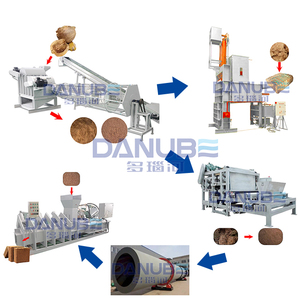 Equipo de Desfibración de Cáscara de Coco para Ahorro de Energía, Máquina de Separación de Fibra y Coco, Línea de Lavado y Deshidratación de Turba de Coco - Product Image 1