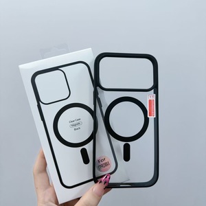 Funda de Carga Inalámbrica Transparente de Acrílico Premium a Prueba de Golpes para 16 Pro Max/ Antipolvo y Antiarañazos, <span class=keywords><strong>10</strong></span> Colores - Product Image 1