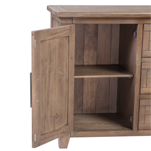 Aparador de madera maciza de estilo americano de alta calidad con 2 cajones muebles de comedor de roble/Pino/Acacia para uso en la cocina del Hotel - Product Image 5