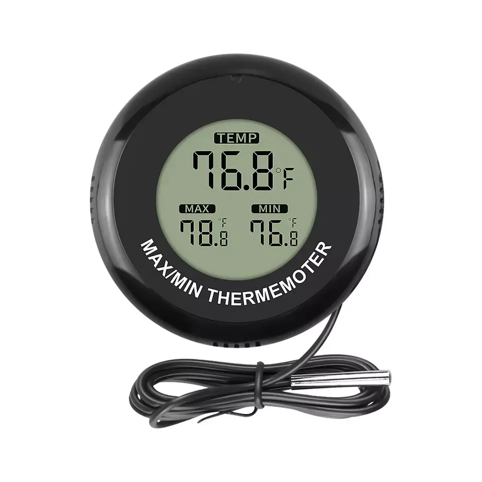 Termometro digitale a risposta rapida sensore di temperatura dell'acqua con Display Min/Max per acquario