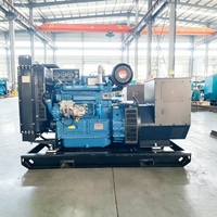 Générateur Diesel Ricardo Weifang à Tension Stable 1/3 Phase avec Garantie de 24 Mois, Moteur Diesel, Type Ouvert, pour Utilisation Extérieure