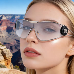 Gafas de Sol Deportivas de Moda BGN-98431 para Mujer, UV400, Espejo, Resistentes al Viento, Protección Solar para Ciclismo al Aire Libre, Marco de Metal y Plástico - Product Image 5