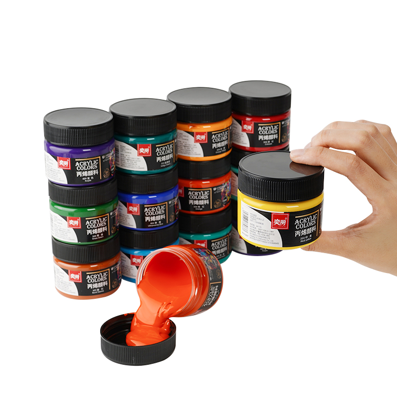 Матовый эффект художественный класс акриловый цвет профессиональный набор акриловых красок