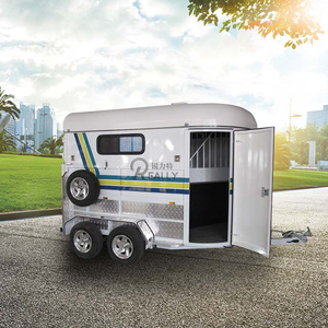 Großhandel Australia Square 3 Horse Float Australian Small Trailer <span class=keywords><strong>2</strong></span> Zu verkaufen - Product Image 2