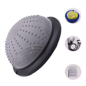 Media Pelota de <span class=keywords><strong>Equilibrio</strong></span> para Pilates de PVC, Media Pelota de <span class=keywords><strong>Equilibrio</strong></span> para <span class=keywords><strong>Yoga</strong></span> de 46 cm, Pelota de Estabilidad Ondulada, Equipos de Fitness, Juguetes de <span class=keywords><strong>Equilibrio</strong></span> - Product Image 6