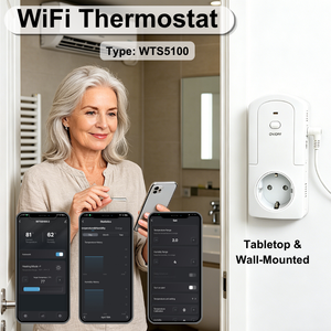 Télécommande Wifi programmable intelligente Tuya pour le chauffage/le refroidissement ou l'humidification/déhumidification, avec une bonne qualité et un <span class=keywords><strong>prix</strong></span> imbattable - Product Image 6