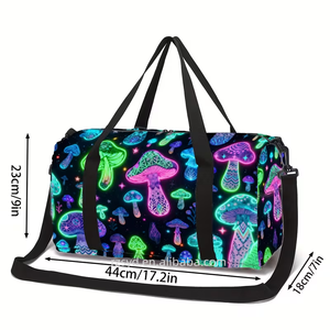 Borsa da Viaggio Sportiva Personalizzata con Bandiera di Saint Pierre e Miquelon, Borsa per Palestra e Fitness, <span class=keywords><strong>Borsone</strong></span> da Viaggio Economico Nuovo - Product Image 6