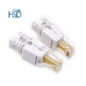 Toolless không được che chở <span class=keywords><strong>Ethernet</strong></span> mạng nữ nối 8 pin RJ45 cho Cat5 Tương thích với <span class=keywords><strong>8P8C</strong></span> nam Modular cắm - Product Image 6