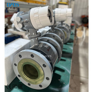 高精度デジタルセメント流量計DN100スラリー泥測定PU電磁流量計 - Product Image 2