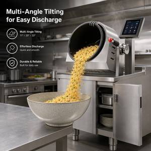 Máquina Profesional de Cocina Electromagnética de 5000W con Pantalla Táctil Inteligente de 7 Pulgadas, Robot de Cocina Automático para Restaurante - Product Image 5