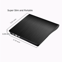 Portable USB3.0 External Optical Drive 12.7mm Mobile Optical Burner DVD Drive for Computer Notebook