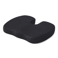 Bureaux et chaises de bureau Coussin de siège de voiture en mousse à mémoire et oreiller de dossier orthopédique, aidant à corriger et à soulager les douleurs à la taille