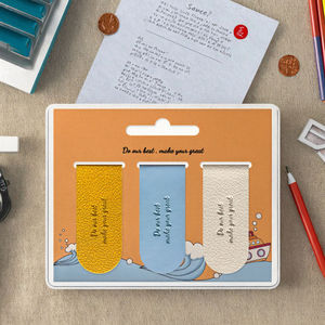 Tuyệt vời tùy chỉnh PU da từ Bookmark thiết kế tuyệt vời đọc sách Quà Tặng - Product Image 3