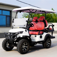 Voiturette de golf électrique 48V 5KW en acier pour visites touristiques