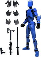 Muestra gratis Venta al por mayor Articulado Multi Articulación Moving Dummy Lucky 13 Figura DE ACCIÓN 3D Impreso Party Favors