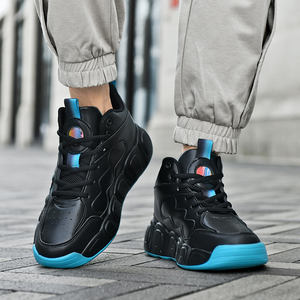 Sneakers Sportive da <span class=keywords><strong>Uomo</strong></span> in Pelle con Suola Spessa in Gomma Stile Basket, Taglie Grandi 39-<span class=keywords><strong>52</strong></span>, Scarpe da Corsa e Passeggio - Product Image 3