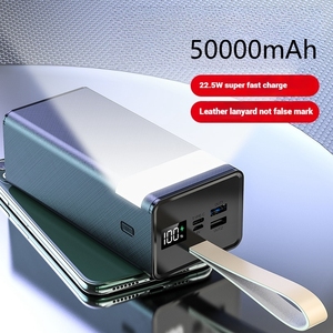 Oem/ODM Hot Bán công suất cao QC3.0 xách tay powerbanks sạc điện thoại di động 22.5W <span class=keywords><strong>USB</strong></span> C siêu nhanh phí điện ngân hàng 50000mAh - Product Image 5