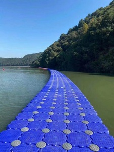 Anshun Marine Supplies Summer Fishing Float HDPE <strong>Wholesale</strong> Durable Double Floating Dock Floating Platforms Plastic <strong>Pontoon</strong> Cubes - Product Image 5