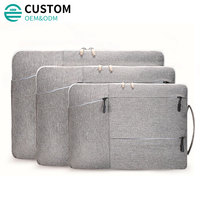 Funda Protectora para Computadora Portátil Fuliya con Logotipo Personalizado Disponible en Tamaños de 13, 14, 15, 15.6 y 16 Pulgadas, Funda Protectora a Prueba de Golpes