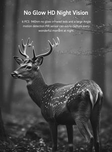 HD çözünürlük 2K avcılık takip kamerası 0.3s tetik hareket 4G güneş kamera açık su geçirmez 30m pir uzun mesafe tespit kamera - Product Image 2