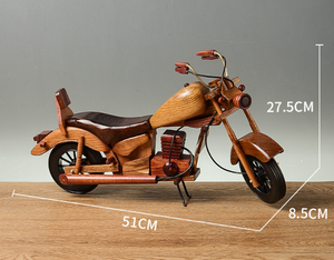 Mini modelo de avión de madera maciza hecho a mano, ecológico, decoración artesanal retro, regalos para hombres y niños - Product Image 5