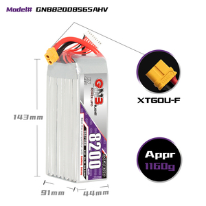 GNB GAONENG LiHV 8200mAh 8S 30.4V 65C 130C XT60 RC LiPo Battery RC Car Drone Airplane MultiCopter UAV Drone Race FPV High Power - Product Image 3