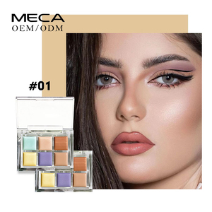 Palette de crème blush et anticernes végétalienne <span class=keywords><strong>6</strong></span> couleurs Marque privée Palette de contour anticernes Palette de blush crème - Product Image 2