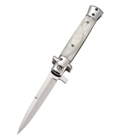 Anpassbares Industriequalitäts-Klappmesser aus 5Cr13 Edelstahl mit Holzgriff für Camping, Überleben und Jagd FB103 213mm