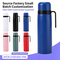 Nouvelle Tasse à Thé Isotherme en Acier Inoxydable 304 avec Paille, Ensemble de Pot à Thé Portable Grande Capacité pour Extérieur, Gobelet Isotherme