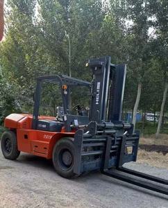 <b>Used</b> Heli TCM for Mitsubishi T-O-Y-O-T-A Diesel Engine 10 Ton Forklift Truck with 1500mm Fork Length and 6 Months Warranty - Product Image 1