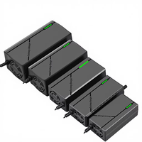 Chargeur de vélo électrique 48V 2A pour batterie lithium-ion LiFePO4, prise DC EU/Japon, matériau ABS, protection contre les surtensions/courts-circuits