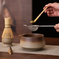 Ensemble de thé matcha japonais, bol à matcha en céramique créatif, 100 pièces, cérémonie du thé, boîte cadeau en deux parties, Fujian Chine
