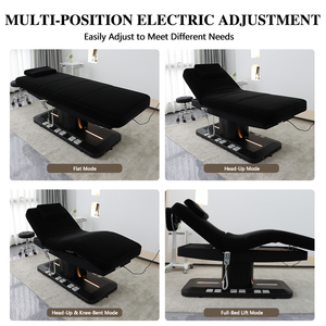 <span class=keywords><strong>Lit</strong></span> de massage <span class=keywords><strong>électrique</strong></span> haut de gamme avec design incurvé, éclairage LED, chauffage et modes de contrôle doubles pour salon de beauté et spa facial - Product Image 3