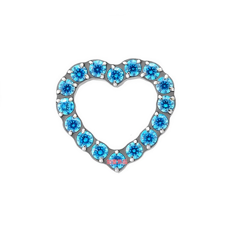 Blue zircon