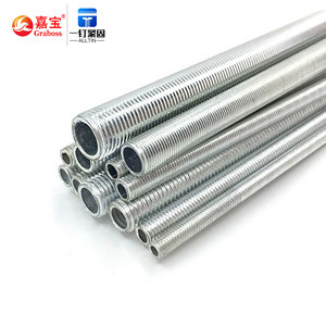 <strong>Screw</strong> Manufacturer M6-M20 Carbon Steel <strong>Galvanizing</strong> Lamp Fittings Lamp Pipe Nipple Full Outer Threaded Tube Hollow Rod - Product Image 4