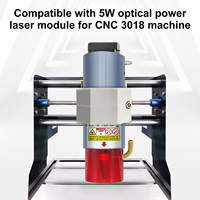 LASER TREE-Module Graveur Laser avec Air Assist, Puissance Optique 5W, pour Mini 3018 CNC, Machine de Découpe, Routeur DIY, Nouveau