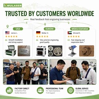 Máquina de corte y grabado láser de diodo totalmente cerrada al por mayor con control CNC, potencia de 3W-20W y cubierta de seguridad para madera, piedra, papel y trabajos pequeños.