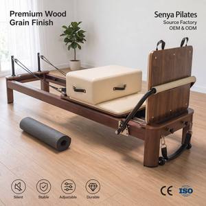 Cama de Pilates Profesional de Aluminio y Nogal para Yoga, Gimnasio y Estudio, <span class=keywords><strong>Precio</strong></span> de Fábrica al por Mayor - Product Image 1