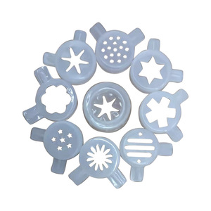 Boquilla con Forma <span class=keywords><strong>de</strong></span> Flor para Máquina <span class=keywords><strong>de</strong></span> Helado Suave, Estrella, Tapa con Forma <span class=keywords><strong>de</strong></span> Estrella para Helado - Product Image 4