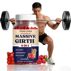 Gomitas de <span class=keywords><strong>Ashwagandha</strong></span> y Raíz de Maca para Energía Masculina, Aumento de Grosor y Longitud - Product Image 1