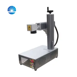 Goedkope Prijs Mini Smart 10W 20W Laser Graveermachine Telefoon Geval Making Machine Voor Sieraden Fiber Laser-markering machine