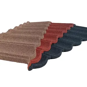China hot sale color stone coated metal roof tile light weight roof sheet roofing tiles building materials in Nigeria