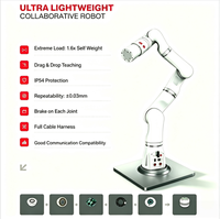 Bras de robot collaboratif à longue portée à 7 axes TCB705L, charge utile de 5 kg, rayon d'action de 1161,5 mm, IP54, cobot industriel haute précision