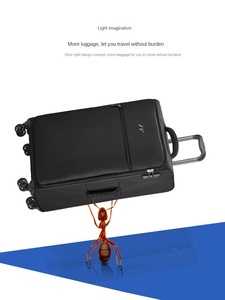 Ultra-light Oxford Trolley Bag Thickened Drop-resistant Suitcase Password Large Capacity Trolly Bag Roller Bag Spinner <b>Luggage</b> - Product Image 2