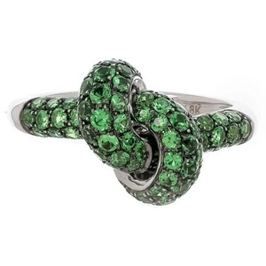 Anillo <span class=keywords><strong>de</strong></span> Cobre Chapado en Oro con Zirconia y <span class=keywords><strong>Diseño</strong></span> <span class=keywords><strong>de</strong></span> Nudo con Cuentas, Joyería <span class=keywords><strong>de</strong></span> Moda Unisex - Product Image 5