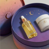Coffret de luxe haut de gamme pour soins de la peau, personnalisé, avec flacon compte-gouttes en verre pour huiles essentielles, pot de crème pour le visage, boîtes rigides, solution complète