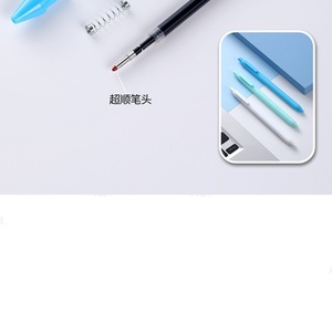 Stylo de signalisation en plastique pur 0.5mm avec logo personnalisé Stylos à encre gel - Product Image 6