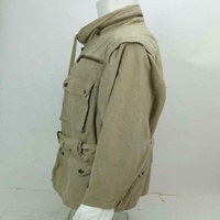Veste Safari Unisexe Respirante Grande Taille avec Logo Personnalisé et Fermeture Éclair, Longue, Imperméable, pour l'Automne, Vêtements de Travail d'Extérieur pour Équipe