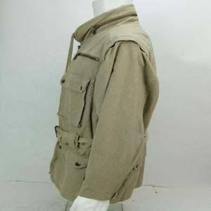 เสื้อแจ็กเก็ตกีฬามีฮู้ดสำหรับผู้ชาย, เสื้อแจ็คเก็ตซาฟารีมีซิปรูดเสื้อผ้าทำงานกลางแจ้งกันน้ำได้สำหรับทีม - Product Image 3